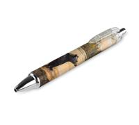 FJQWKLF Penna a sfera a scatto Lonely Black Bear con inchiostro blu, punta fine da 0,5 mm, per ufficio, 1 pezzo