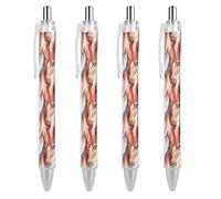 FJQWKLF Penna a sfera retrattile Nobel Horse Face, punta fine da 0,5 mm, corpo tondo flessibile per una scrittura confortevole, 1 pezzo