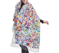 FJQWKLF Puntini colorati ad Dolci regali per le donne-Sciarpe per regali da donna Sciarpa coperta Sciarpe Scialle avvolgente oversize Regalo