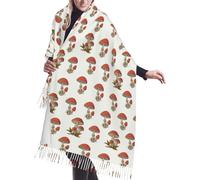 FJQWKLF Regali dolci ai funghi per le donne - Sciarpe per regali da donna Sciarpa coperta Sciarpe Scialle avvolgente oversize Regalo