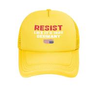 FJQWKLF Resisti Come se Fosse Il 1938 Cappello da Baseball con Scritta Resisti Come se Fosse Il 1938" in Germania, rifiuta Il fascismo, Fdt, libertà e democrazia.