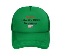 FJQWKLF Resisti Come se Fosse Il 1938 Cappello da Baseball con Scritta Resisti Come se Fosse Il 1938" in Germania, rifiuta Il fascismo, Fdt, libertà e democrazia.