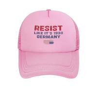 FJQWKLF Resisti Come se Fosse Il 1938 Cappello da Baseball con Scritta Resisti Come se Fosse Il 1938" in Germania, rifiuta Il fascismo, Fdt, libertà e democrazia.