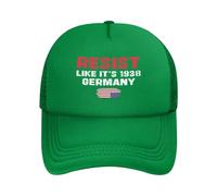 FJQWKLF Resisti Come se Fosse Il 1938 Cappello da Baseball con Scritta Resisti Come se Fosse Il 1938" in Germania, rifiuta Il fascismo, Fdt, libertà e democrazia.