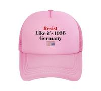 FJQWKLF Resisti Come se Fosse Il 1938 Cappello da Baseball con Scritta Resisti Come se Fosse Il 1938" in Germania, rifiuta Il fascismo, Fdt, libertà e democrazia.