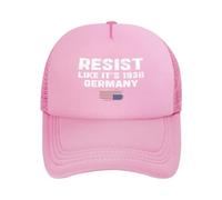 FJQWKLF Resisti Come se Fosse Il 1938 Cappello da Baseball con Scritta Resisti Come se Fosse Il 1938" in Germania, rifiuta Il fascismo, Fdt, libertà e democrazia.