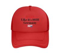 FJQWKLF Resisti Come se Fosse Il 1938 Cappello da Baseball con Scritta Resisti Come se Fosse Il 1938" in Germania, rifiuta Il fascismo, Fdt, libertà e democrazia.