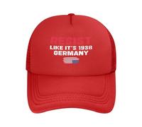 FJQWKLF Resisti Come se Fosse Il 1938 Cappello da Baseball con Scritta Resisti Come se Fosse Il 1938" in Germania, rifiuta Il fascismo, Fdt, libertà e democrazia.