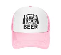 FJQWKLF Sembri Come se avessi Bisogno di Un Cappello a Rete da Birra Berretto da Baseball Divertente da Bere, Regalo per Il Giorno di San Patrizio per Uomini e Donne Nero