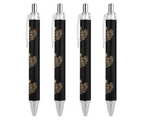 FJQWKLF Sloth Meditazione Yoga Penna a sfera carina per donne e uomini Penna a sfera retrattile da 0,5 mm per lavoro 4 pezzi