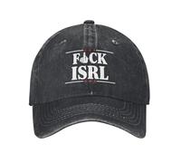 FJQWKLF Vetrova Fuck Israel Hat Free Palestine Anti Israel Hats per Uomo e Donna Golf Dad Caps