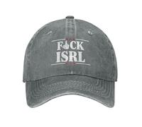 FJQWKLF Vetrova Fuck Israel Hat Free Palestine Anti Israel Hats per Uomo e Donna Golf Dad Caps