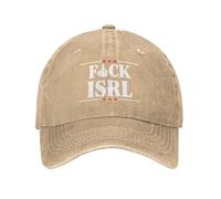 FJQWKLF Vetrova Fuck Israel Hat Free Palestine Anti Israel Hats per Uomo e Donna Golf Dad Caps