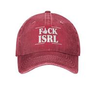 FJQWKLF Vetrova Fuck Israel Hat Free Palestine Anti Israel Hats per Uomo e Donna Golf Dad Caps
