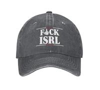 FJQWKLF Vetrova Fuck Israel Hat Free Palestine Anti Israel Hats per Uomo e Donna Golf Dad Caps