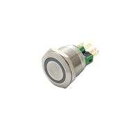 FJSAYDYW 1 Interruttore a Pulsante 1NO1NC o 2NO2NC da 25 mm(Latching_2NO2NC_24V)