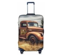 FJWSLCH Old Truck - Copribagaglio per auto, approvato dalla TSA, elastico, antigraffio, lavabile per bagagli da 45,7 a 81,3 cm, nero, L