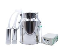 FJZFU Mungitrice Elettrica Portatile, Mungitrice Elettrica Sottovuoto con Arresto Automatico in Acciaio Inox for Mucche, Capre, Bovini, Pecore, Attrezzi Agricoli