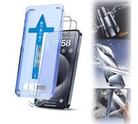 FJZFXKZL Crystalshield - Glass Screen Protector Dust Free Without Bubbles for iPhone 15 14 13 12 11 PRO Max HD, Privacy Tempered Film (Color : Privacy+Privacy, Size : for 14 promax)