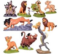 FJZZCXNK Action Figures, Tales of Mufasa & Simba Perfect 7,1-12,2 cm mini figurine giocattolo set (confezione da 9)