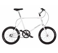 FK Cycling Mini Velo Bicicletta a due velocità automatiche, ruote da 20 pollici taglia unica 480 mm bianca