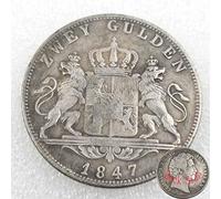 FKaiYin 1847 - Monete antiche antiche degli stati tedeschi, moneta impero tedesca, moneta antica non circolata, idea regalo per papà/amico/marito