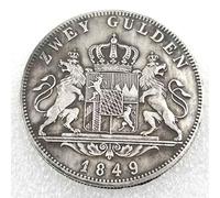 FKaiYin 1849 monete antiche tedesche - moneta De Nickel - moneta vecchia non circolata - Grande moneta commemorativa tedesca non circolata - Idea regalo per papà/amico/marito