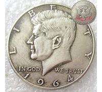 FKaiYin Kennedy Eagle Vecchie Monete-1964 US Hobo Nickel mezzo Dollaro Morgan Dollar Moneta Commemorativa Americana Vecchia Moneta Regalo per Papà/Amico/Marito Esperienza Futura