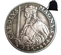 FKaiYin - Monete tedesche con marchio intagliato a mano, storia mancante della Germania - Moneta commemorativa europea vecchia + borsa KaiKBax - strumento didattico per bambini esperienza futura