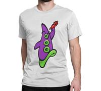 FKASBOOLK Maniac Mansion Day of The Tentacle T Shirt Men's 100% Cotton Vintage T-Shirt O Neck Adventure Computer Game Tee Tops Arrival White