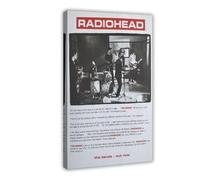 FKBALCZ Mini poster vintage originale, stampa artistica da parete con stampa dei Radiohead, The Bends, decorazione artistica da parete per soggiorno, camera da letto, 50 x 75 cm