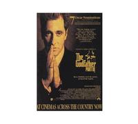 FKBALCZ Mini poster vintage originale su tela, motivo: il padrino parte III, decorazione per camera da letto, ufficio, camera da letto, regalo, 30 x 45 cm