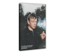 FKBALCZ Mini poster vintage originale su tela, motivo: Mark E. Smith (The Fall), Londra, novembre 2000, decorazione per camera da letto, ufficio, stanza, regalo, dimensione: 40 x 60 cm