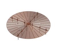 Fkereg Copertura rotonda per vaso da fiori grande, 52 cm, tagliabile, protezione per il suolo degli animali, per scavare cani e gatti, con picchetti profondi, per giardinaggio interno ed esterno