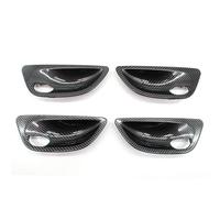 FKHBZM 2 Pezzi/4 Pezzi Di Ricambio Per La Copertura Della Maniglia Della Portiera Dell'auto Per BMW Serie 5 F10 F11 F18 520i 523i 525i 528i(Carbon 4pcs set10)