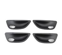 FKHBZM 2 Pezzi/4 Pezzi Di Ricambio Per La Copertura Della Maniglia Della Portiera Dell'auto Per BMW Serie 5 F10 F11 F18 520i 523i 525i 528i(Black 4pcs Set6)