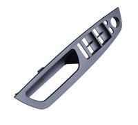 FKHBZM Per BMW E70 E71 X5 X6 Bracciolo Auto Sedile Anteriore Sinistro Conducente LHD Maniglia Interna Porta Pannello Interno Tirare Copertura(Black Left Front4)