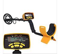 FKHFTI Metal detector professionale dorato per Explorer, metal detector portatile impermeabile, rilevatore di metalli d'oro a moneta sotterranea per bambini adulti pratico e conveniente