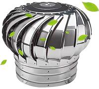 FKHFTI Ventilatore da Soffitto elettrico Coperchio del Camino Ventilazioni da Soffitto a turbina eolica in Metallo Ventila la Scarica dalla tua casa Garage Pollaio RV e Fattoria (400 mm (15,7 Pollici