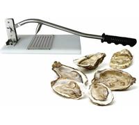 Apriscatole manuale per molluschi e crostacei, apri ostriche regolabile con 3 altezze regolabili, utensili per frutti di mare, apri ostriche per ristoranti e case