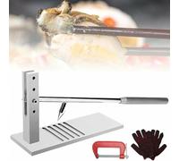 FKINGLRK Macchina manuale per l'apertura dei buchi delle ostriche, macchina per aprire le vongole delle ostriche, set di strumenti per aprire le ostriche, per ostriche e abaloni