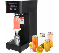 FKINGLRK Macchina sigillatrice Automatica per lattine Commerciale, Macchina per aggraffatura e Chiusura di lattine, Macchina per sigillatura di Tazze, per sigillare Bottiglie di plastica/Vetro/Latta