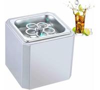 FKINGLRK Refrigeratore per bicchieri da cocktail commerciale, raffreddamento rapido in 6 secondi -45°C, macchina per ghiaccio CO2 da tavolo, per bar, caffetterie, ristoranti, hotel.