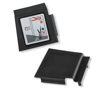 fKiZanthene Set di copribatteria per batteria auto, due pezzi polo positivo e tappo di protezione per polo negativo, in materiale robusto per la protezione della batteria nel veicolo in garage ed