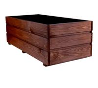 FKL DESIGN Home Deco Fioriera in legno per piante, portavasi da giardino, terrazza, già montato, 80 cm x 40 cm x 30 cm, D28 (Palissandro)