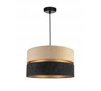 FKL DESIGN Home Deco Lampada a soffitto Lampada a sospensione Lampada a sospensione a sfera nero grigio bianco T34-DG