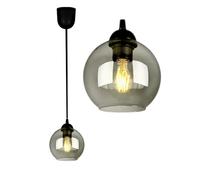 FKL DESIGN Home Deco Lampada a soffitto Lampada a sospensione Lampada a sospensione Palla Nero Grigio Bianco 830-Z1