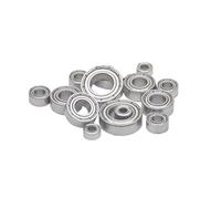 FKLSQYDU 603 ~ 699 cuscinetti piccoli rulli di rotolamento su cuscinetti in acciaio miniatura puleggia per skate porta scorrevole finestra skateboard 603ZZ 608ZZ 696ZZ (637ZZ 7 x 26 x 9 mm 2 pezzi)