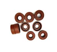 FKM albero Paraolio Tc Brown FPM Coperto a doppio labbro con la giarrettiera paraolio, 20X32X6mm 2Pcs