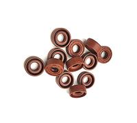 FKM albero Paraolio Tc FPM Coperto doppio labbro con la giarrettiera, 12X21X4mm 2Pcs